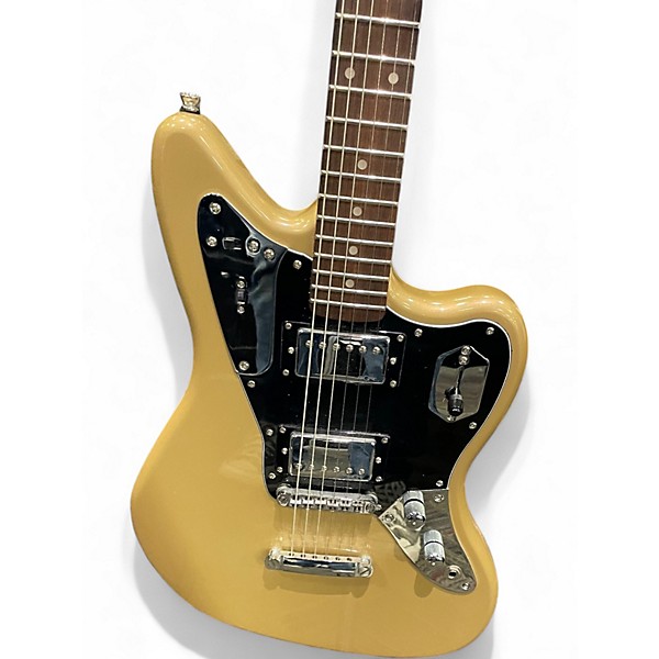 Used Squier Contemporary Jaguar gold Solid Body Electric Guitar
