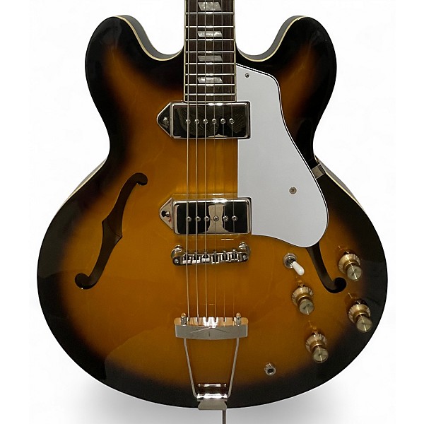 Used Epiphone casino Vintage Sunburst Hollow Body Electric Guitar