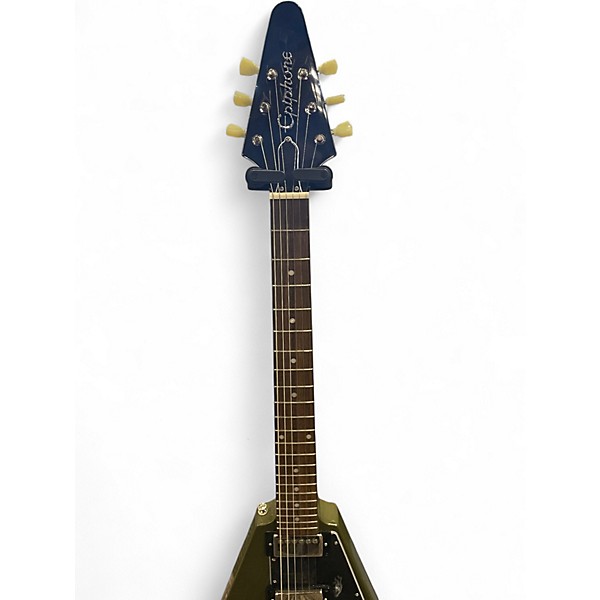Used Epiphone FLYING V OLIVE DRAB Solid Body Electric Guitar