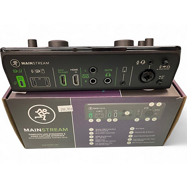 Used Mackie Mainstream Audio Interface