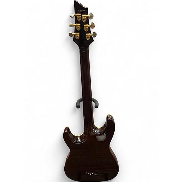 Used Schecter Guitar Research C/SH1 Sunburst Hollow Body Electric Guitar