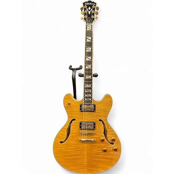 Used Washburn HB35 Natural Hollow Body Electric Guitar