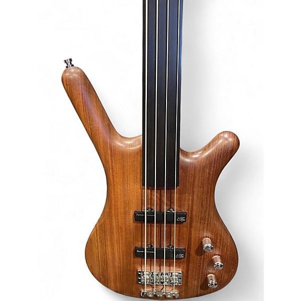 Used Warwick Corvette 4 String NATURAL OIL Electric Bass Guitar