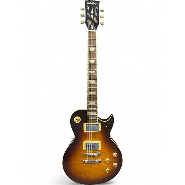 Used Harley Benton sc550 deluxe Tobacco Sunburst Solid Body Electric Guitar