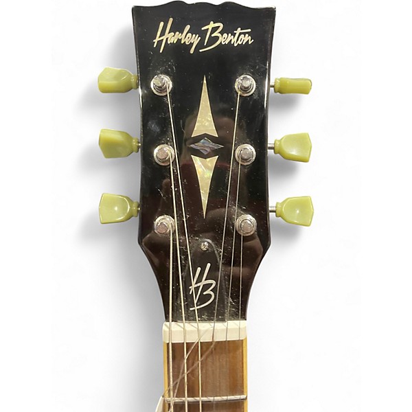 Used Harley Benton sc550 deluxe Tobacco Sunburst Solid Body Electric Guitar