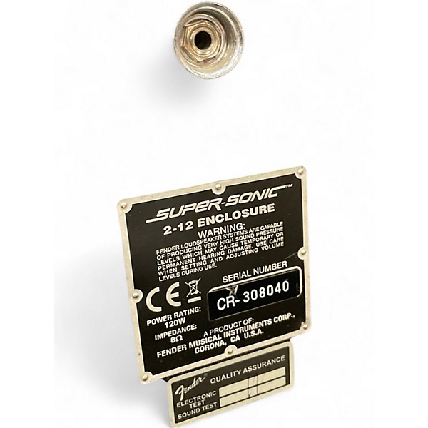 Used Fender Super Sonic 60 2x12 Guitar Cabinet