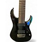 Used Ibanez RGIR28FE Iron Label 8 String Black Solid Body Electric Guitar