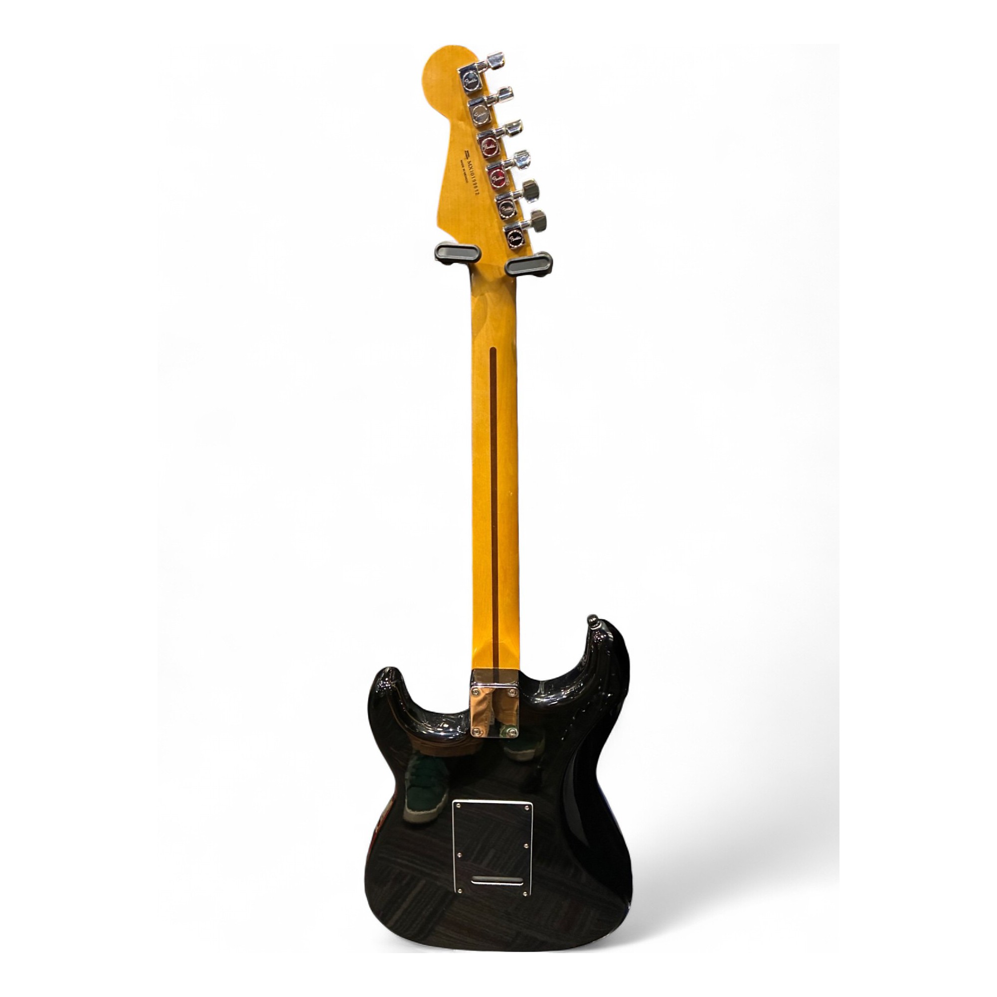 Used Fender Mexican Standard Stratocaster Black Solid Body