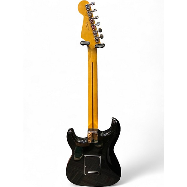 Used Fender Mexican Standard Stratocaster Black Solid Body Electric Guitar