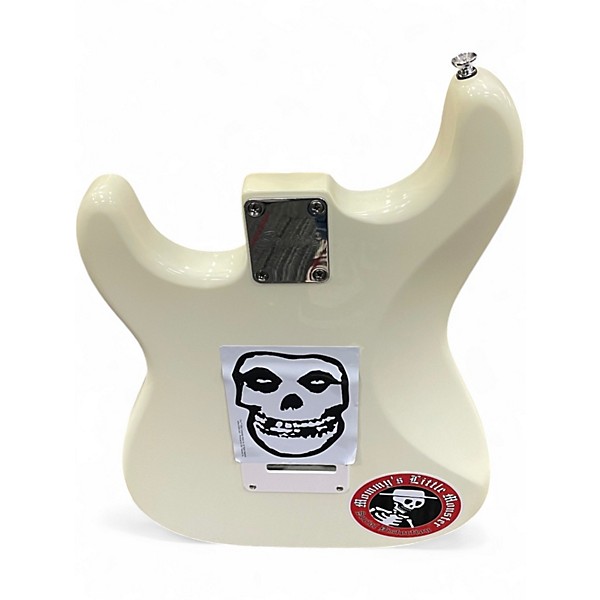 Used Squier Bullet Stratocaster Olympic White Solid Body Electric Guitar
