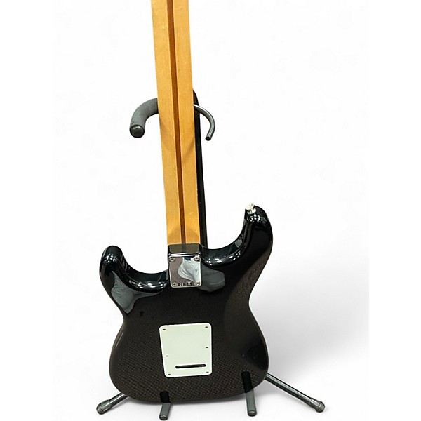 Used 2011 Fender STRATOCASTER Black Solid Body Electric Guitar