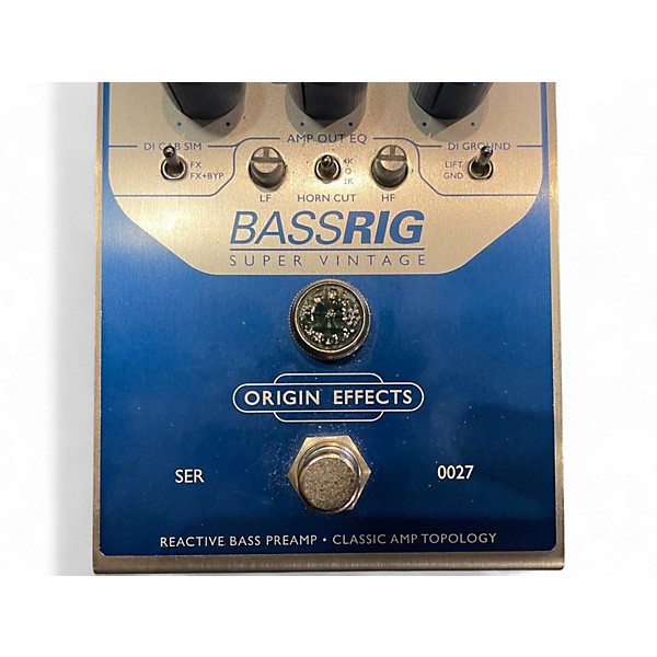 Used Origin Effects BASSRIG SUPER VINTAGE Bass Effect Pedal
