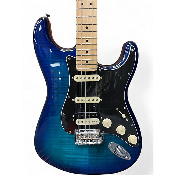 Used Fender Player Stratocaster HSS Blue Burst Solid Body Electric Guitar