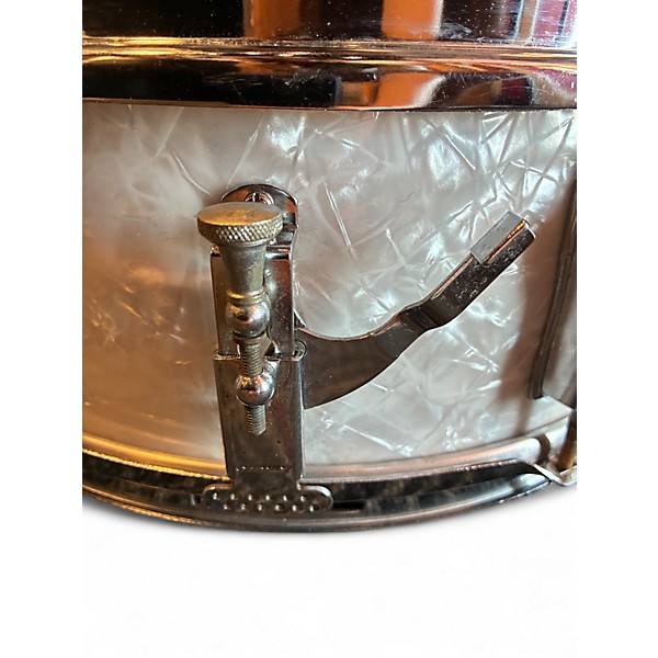 Vintage 1967 Ludwig 14in Vintage Pioneer Pearl White Drum