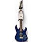 Used Ibanez GRX70QA Trans Blue Solid Body Electric Guitar