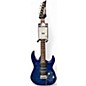 Used Ibanez GRX70QA Trans Blue Solid Body Electric Guitar