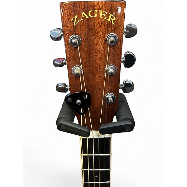 Used Zager ZAD-50CE Natural Acoustic Electric Guitar