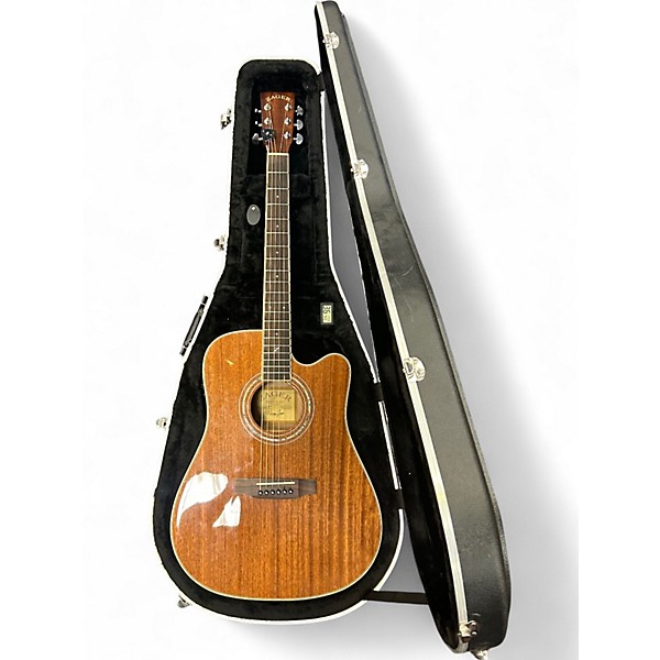 Used Zager ZAD-50CE Natural Acoustic Electric Guitar