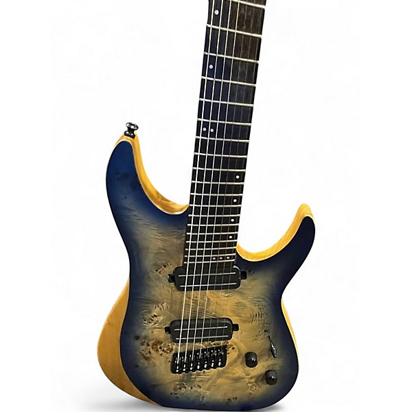 Used Schecter Guitar Research REAPER-7 SATIN SKY BURST Solid Body Electric Guitar