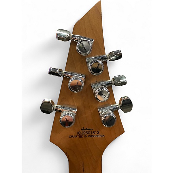 Used Jackson Pro Plus Series Misha Mansoor Signature Juggernaut HT6 Sparkle Blue  Solid Body Electric Guitar