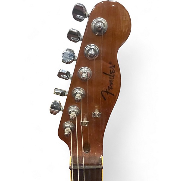 Used Fender FSR Custom Telecaster HH Metallic Gold Solid Body Electric Guitar