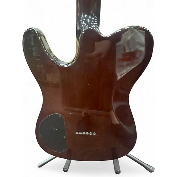 Used Fender FSR Custom Telecaster HH Metallic Gold Solid Body Electric Guitar