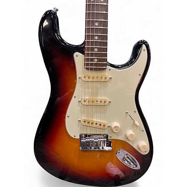 Used Fender American Ultra Stratocaster 2 Tone Sunburst Solid Body Electric Guitar