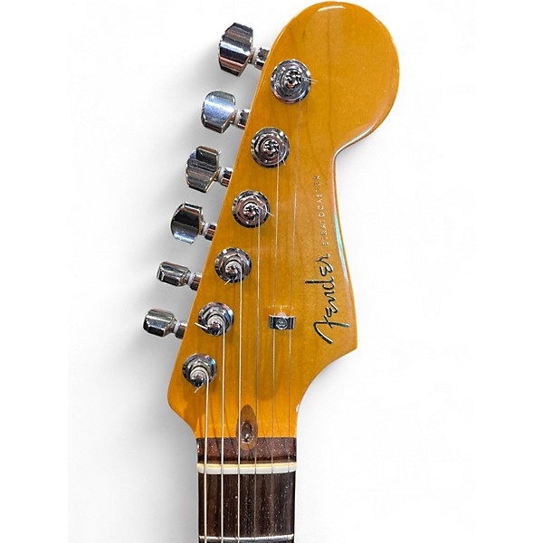 Used Fender American Ultra Stratocaster 2 Tone Sunburst Solid Body Electric Guitar