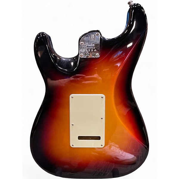 Used Fender American Ultra Stratocaster 2 Tone Sunburst Solid Body Electric Guitar