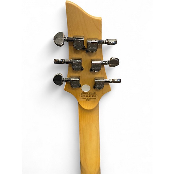 Used Schecter Guitar Research Omen Extreme 6 Blue Solid Body Electric Guitar