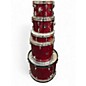 Used TAMA 5 Piece Imperialstar Candy Apple Red Drum Kit thumbnail