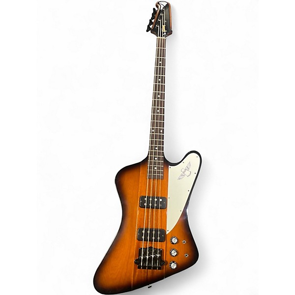 Used Gibson Thunderbird 2 Tone Sunburst Electric Bass Guitar