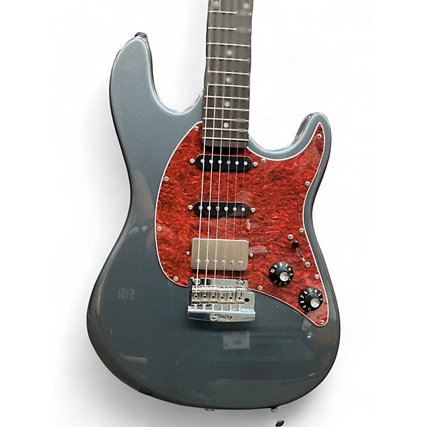 Used Sterling by Music Man CUTLESS GT50 Gunmetal Gray Solid Body Electric Guitar