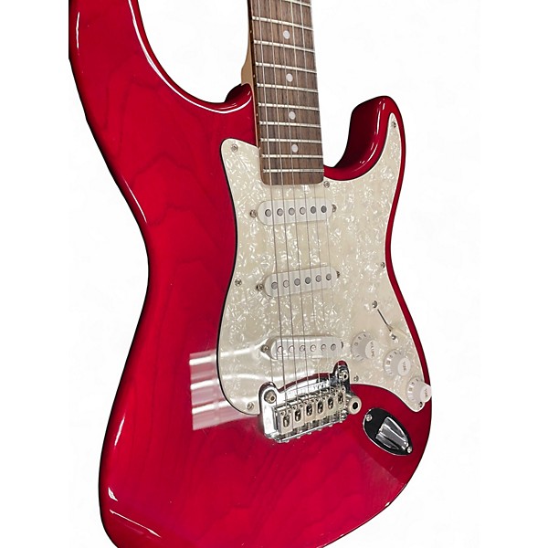 Used G&L Legacy Candy Apple Red Solid Body Electric Guitar