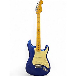 Used Fender American Ultra Stratocaster Blue Solid Body Electric Guitar