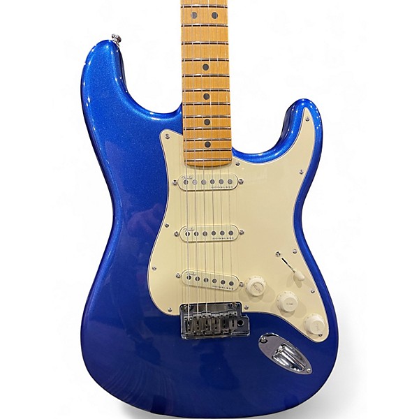 Used Fender American Ultra Stratocaster Blue Solid Body Electric Guitar