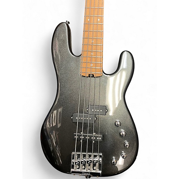 Used Charvel Pro Mod San Dimas PJ V Metallic Black Electric Bass Guitar