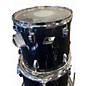 Vintage 1980s Ludwig 4 Piece rockers Black Drum Kit