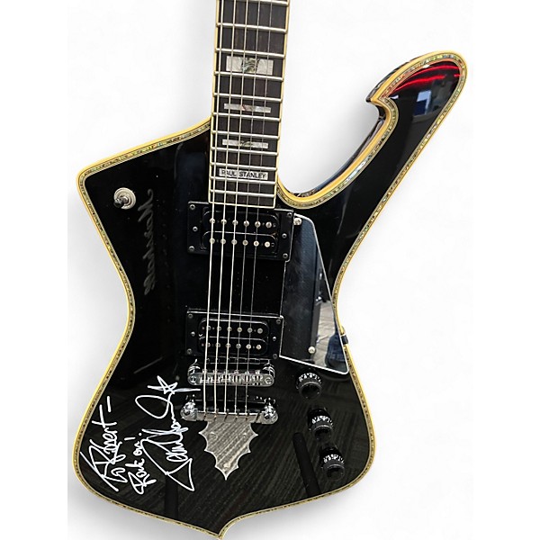 Used Ibanez PS120 Gloss Black Solid Body Electric Guitar