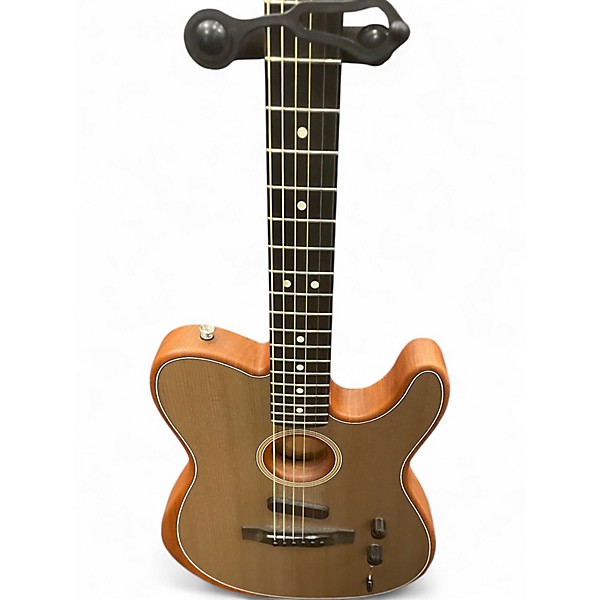 Used Fender American Acoustasonic Telecaster SONIC GRAY Acoustic Electric Guitar