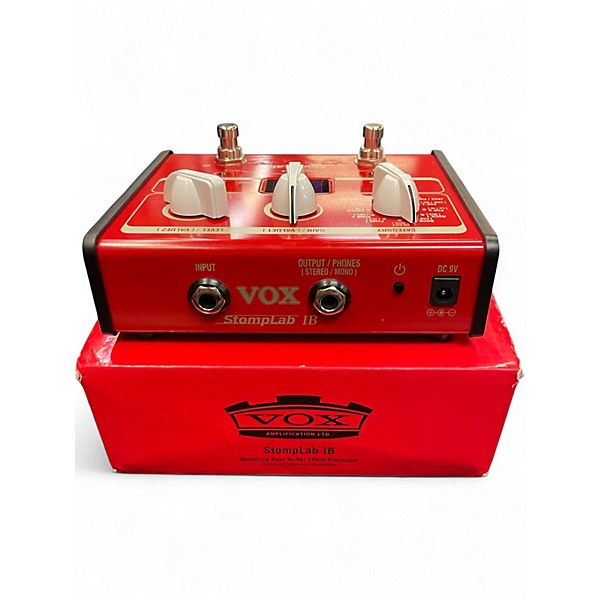 Used VOX StompLab IB Bass Effect Processor