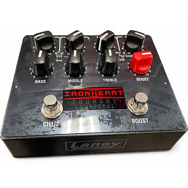 Used Laney Iron Heart Foundry Loudpedal Solid State Guitar Amp Head