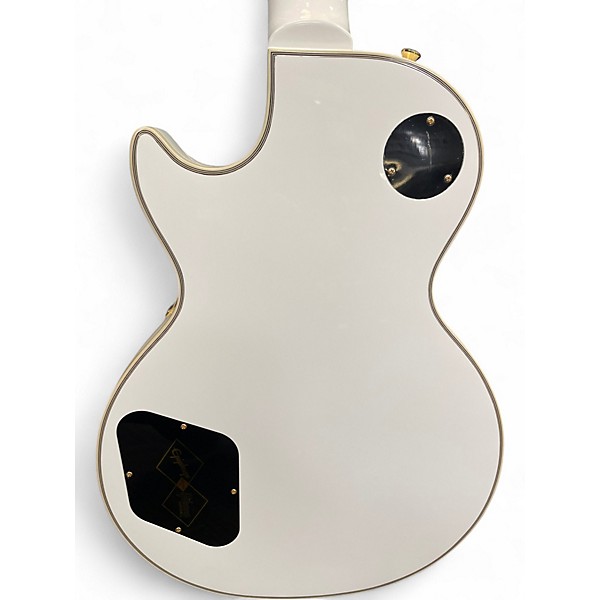 Used Epiphone Inspired by Gibson Custom Les Paul Custom Alpine White Solid Body Electric Guitar