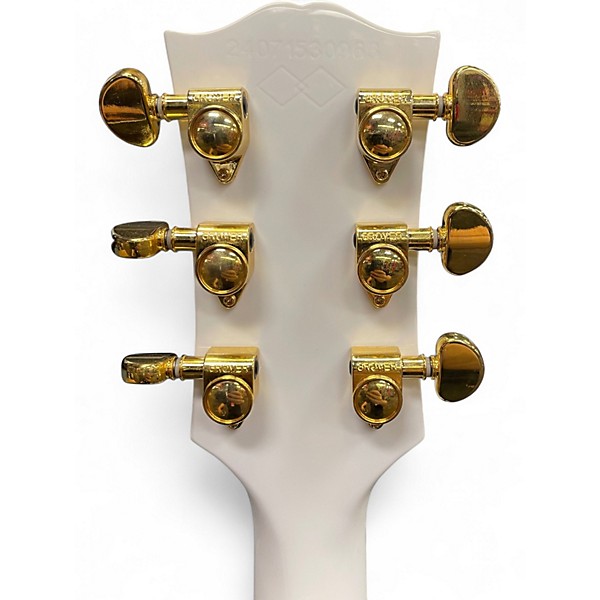 Used Epiphone Inspired by Gibson Custom Les Paul Custom Alpine White Solid Body Electric Guitar