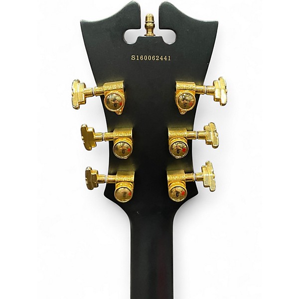 Used D'Angelico DLX-175 Matte Charcoal Hollow Body Electric Guitar