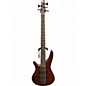Used Ibanez SR505EL 5 String Left Handed Walnut Electric Bass Guitar thumbnail