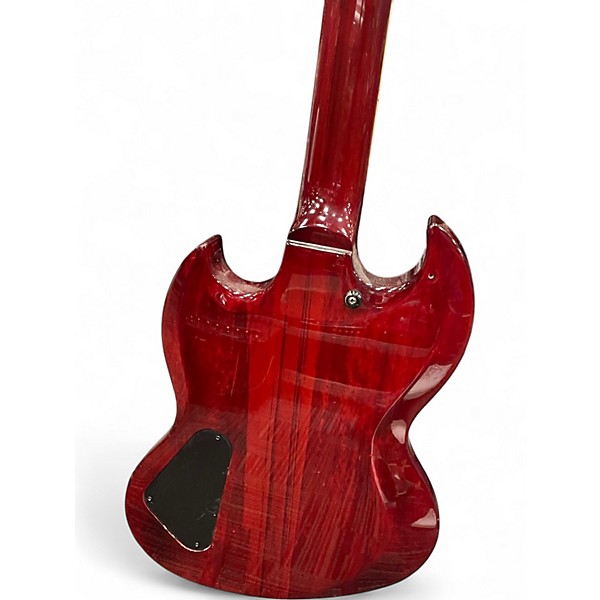 Used ESP LTD VIPER 200FM Red Solid Body Electric Guitar