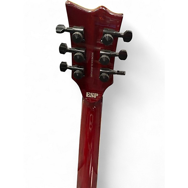 Used ESP LTD VIPER 200FM Red Solid Body Electric Guitar