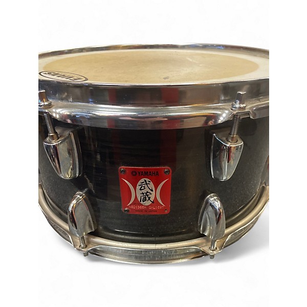 Used Yamaha 13X6.5 Oak Musashi Snare Trans Black Drum