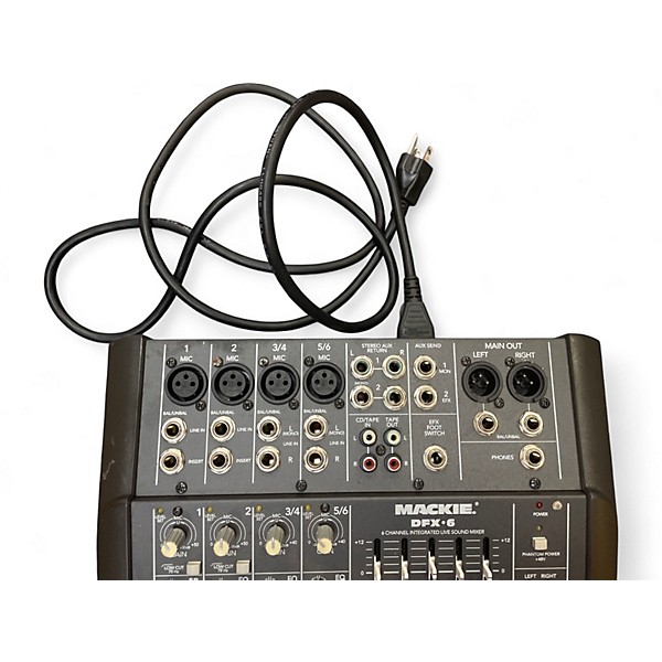 Used Mackie DFX6 Unpowered Mixer